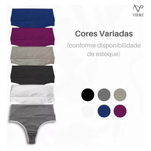 Kit Calcinhas ActiveFit - Conforto, Sustentação e Respirabilidade