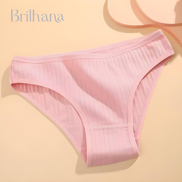 Calcinha de Algodão Egípcio SoftFit™ – Kit Conforto Premium