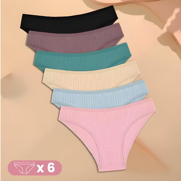 Calcinha de Algodão Egípcio SoftFit™ – Kit Conforto Premium