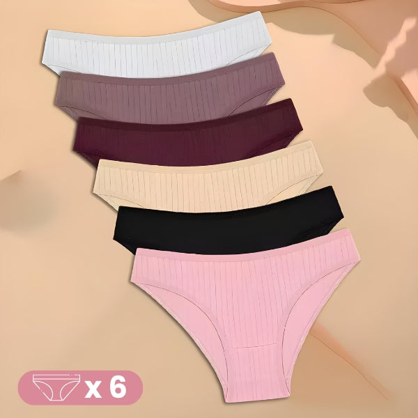 Calcinha de Algodão Egípcio SoftFit™ – Kit Conforto Premium