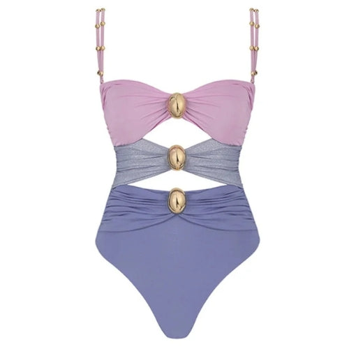 Kit Praia Savana Glam - Maiô + Pareô, Elegância e Conforto