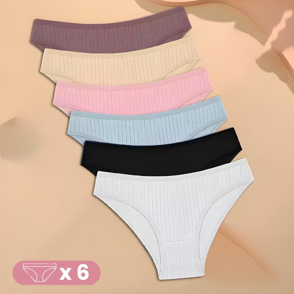 Calcinha de Algodão Egípcio SoftFit™ – Kit Conforto Premium
