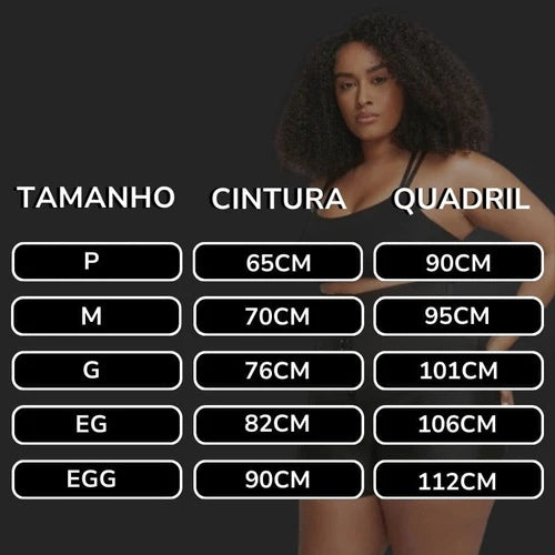 Cinta Modeladora PowerShape - Redução de medidas e suporte postural