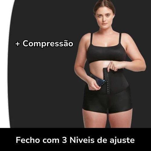 Cinta modeladora de alta compressão para modelar a cintura e o abdômen