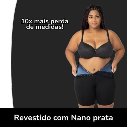 Cinta modeladora discreta que não marca sob a roupa