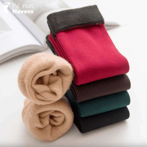 Meia térmica de inverno com design moderno e estiloso