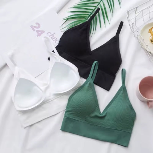 Sutiãs sem costura com toque suave e sem marcas, ideal para mulheres que priorizam bem-estar