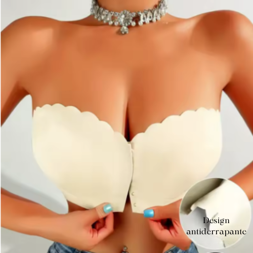 Toque confortável com acabamento sem costura para um visual limpo e sensação de liberdade