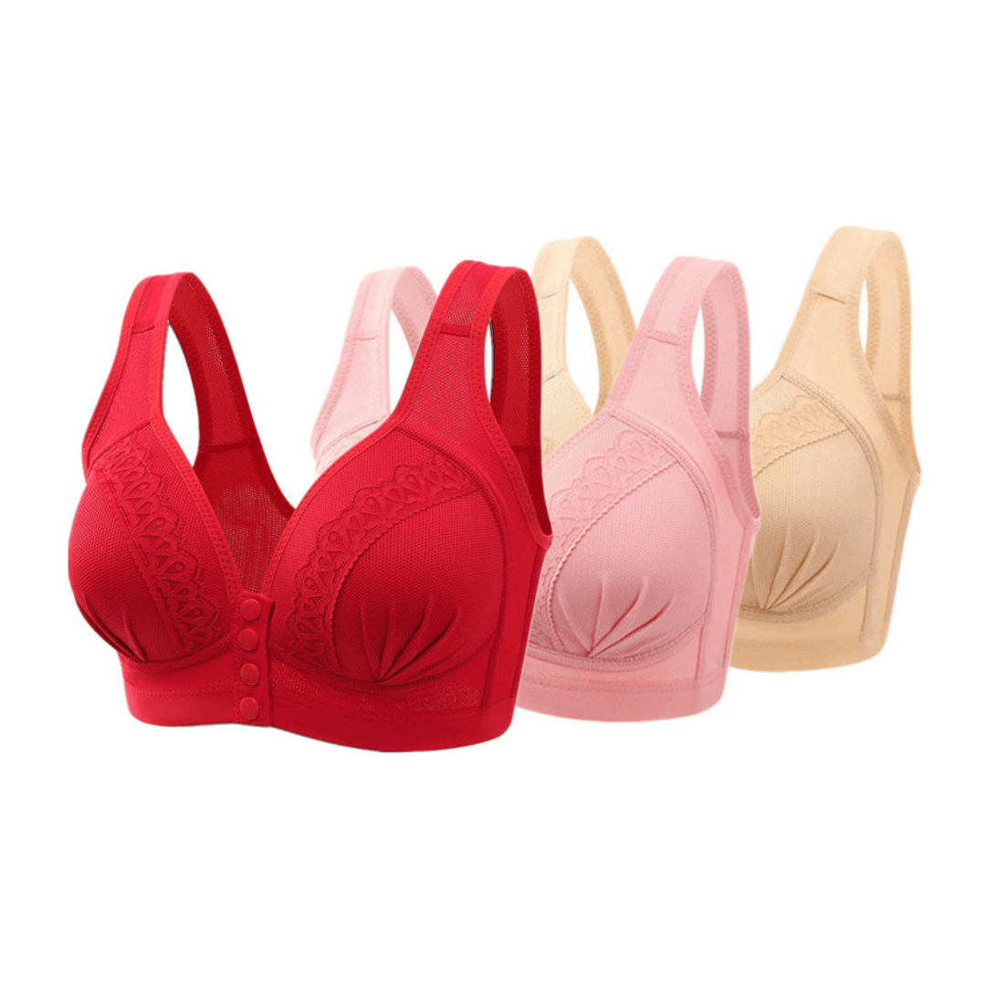 Visual clean e elegante com sustentação leve e sem costuras que incomodam