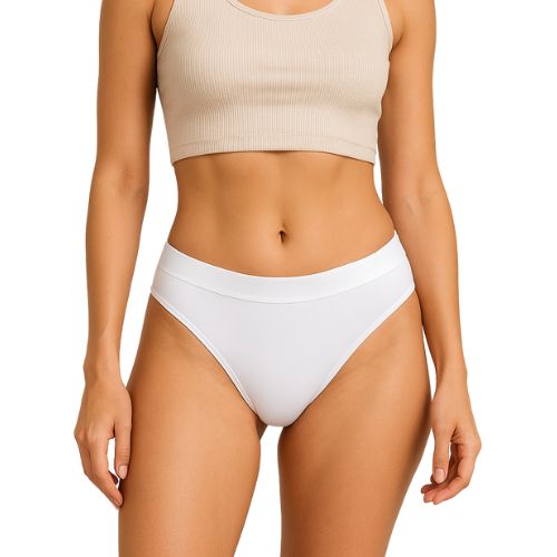 Calcinha Lara – Algodão Respirável com Cintura Baixa e Estilo Casual (Kit com 4)