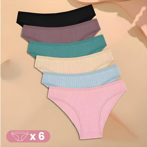 Calcinha de Algodão Egípcio SoftFit™ – Kit Conforto Premium