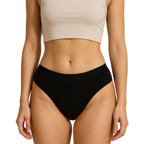 Calcinha Lara – Algodão Respirável com Cintura Baixa e Estilo Casual (Kit com 4)