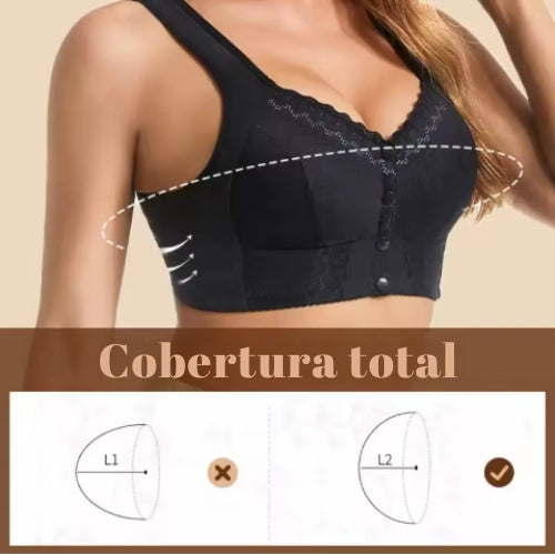 Aposte no Confort Air e sinta o alívio de uma peça que valoriza o busto sem incomodar