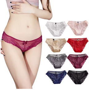 Kit 3 Calcinhas LaceGlow – Renda Sexy e Conforto Diário