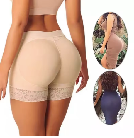 Kit 3 Calcinhas Modeladoras Boxer Renda Cintura Alta