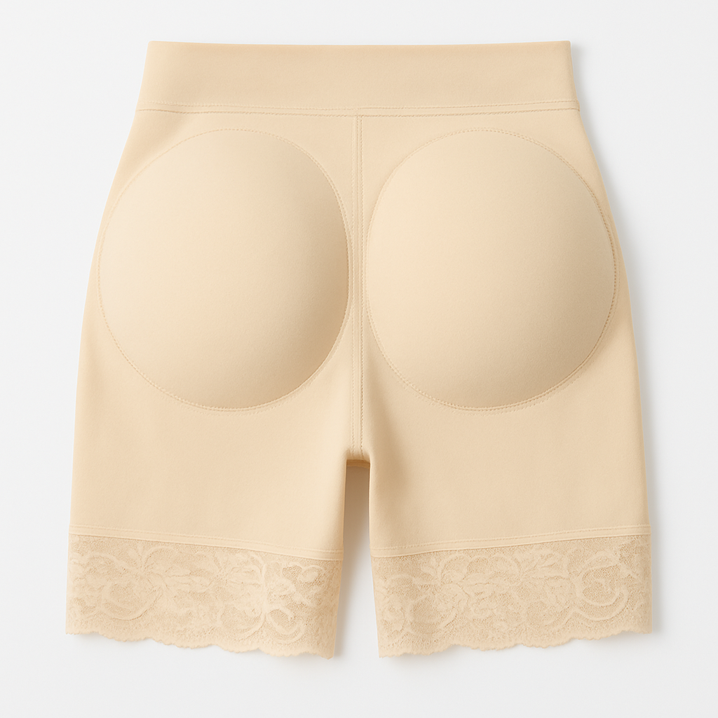 Kit 3 Calcinhas Modeladoras Boxer Renda Cintura Alta