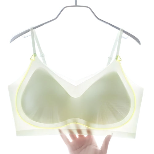 Detalhe tecido gelado e elástico do sutiã