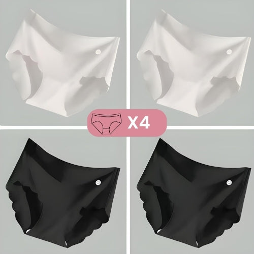 Kit 4 calcinhas Luna cores básicas