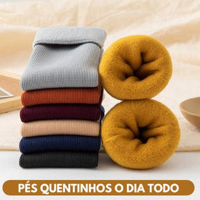 Meia antiderrapante para maior segurança ao caminhar