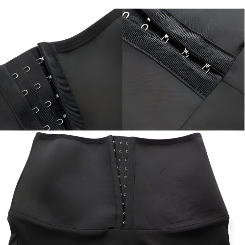 Shorts em uso efeito sauna e definição corporal

