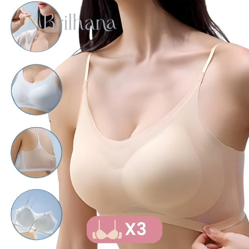 Sutiã Jade sem costura com toque gelado plus size