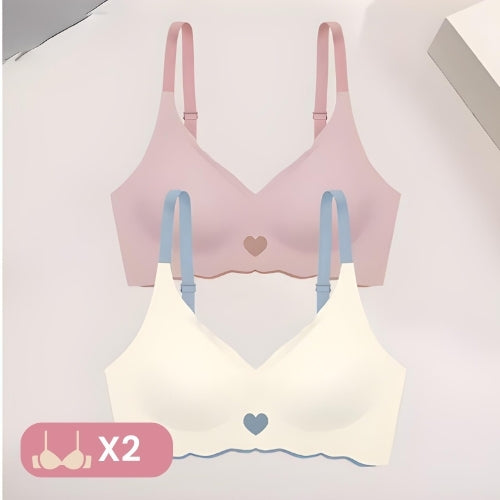 Sutiã em uso decote profundo e busto elevado

