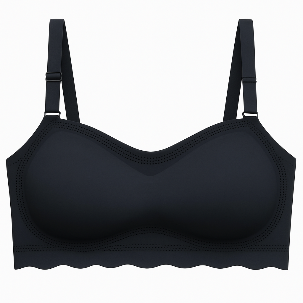 Sutiã plus size sem costura com alças removíveis que oferecem conforto e sustentação para todos os dias