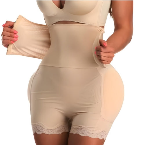 Vista frontal caimento curvilíneo natural