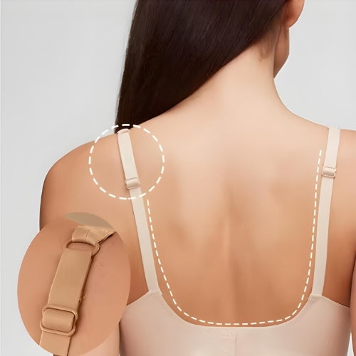 Vista frontal sustentação e caimento firme