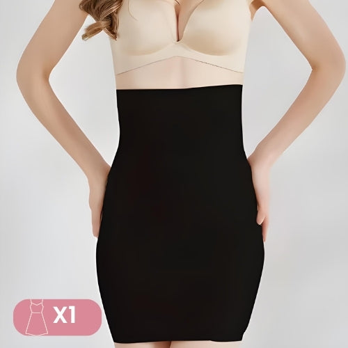 Vista traseira saia modeladora suporte firme