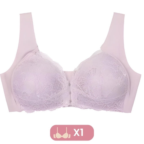 Vista traseira sutiã caimento natural